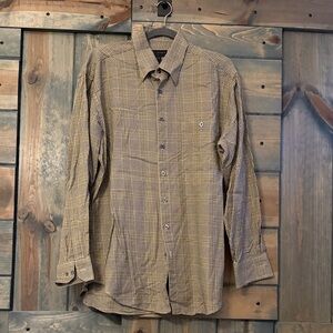 Classic Checkered Men's Button-Down Shirt